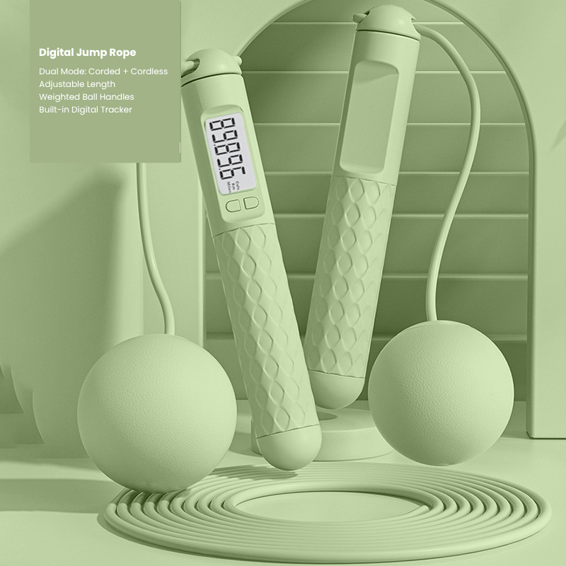 Cordless + Classic Digital Jump Rope