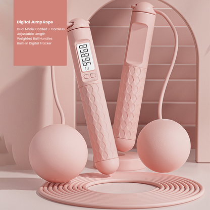 Cordless + Classic Digital Jump Rope