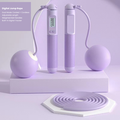 Cordless + Classic Digital Jump Rope