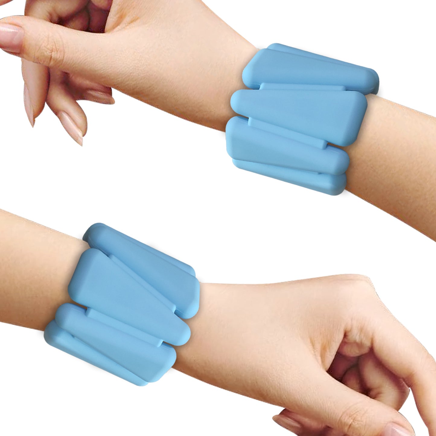Soft Silicone Wrist + Ankle Weights