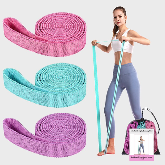 Soft Stretch Resistance Bands (3-Pack)